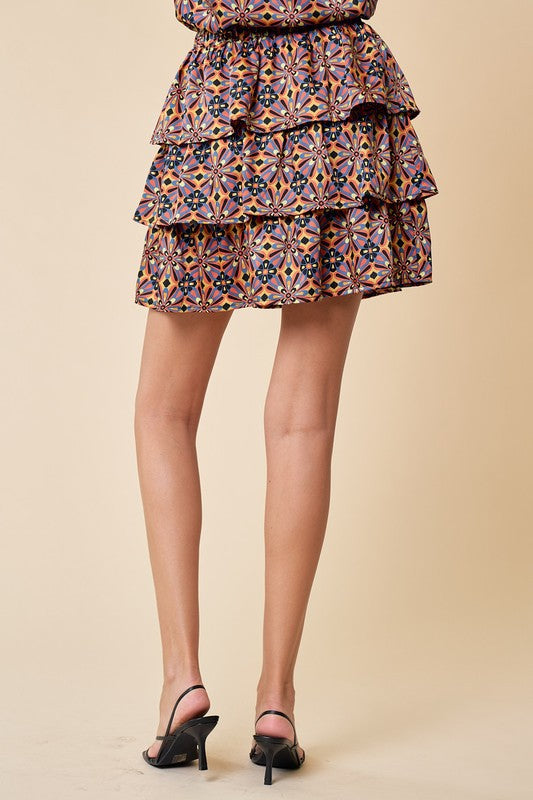 Tiered Mini Skirt *FINAL SALE*