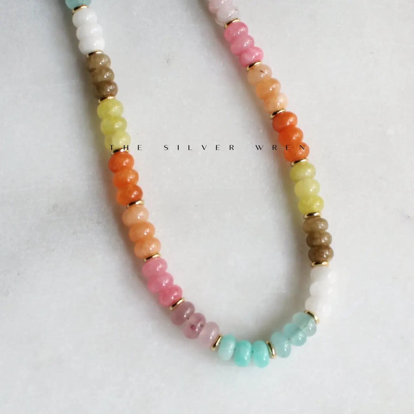 Stone Candy Necklace 16inch