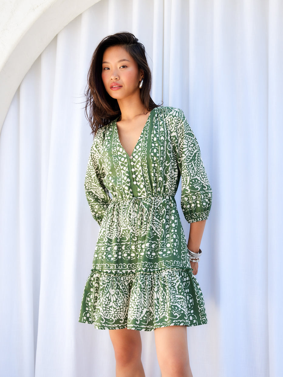 Tasha Tiered Dress- Print