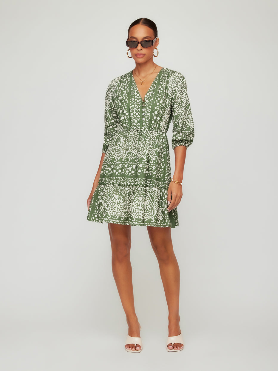 Tasha Tiered Dress- Print