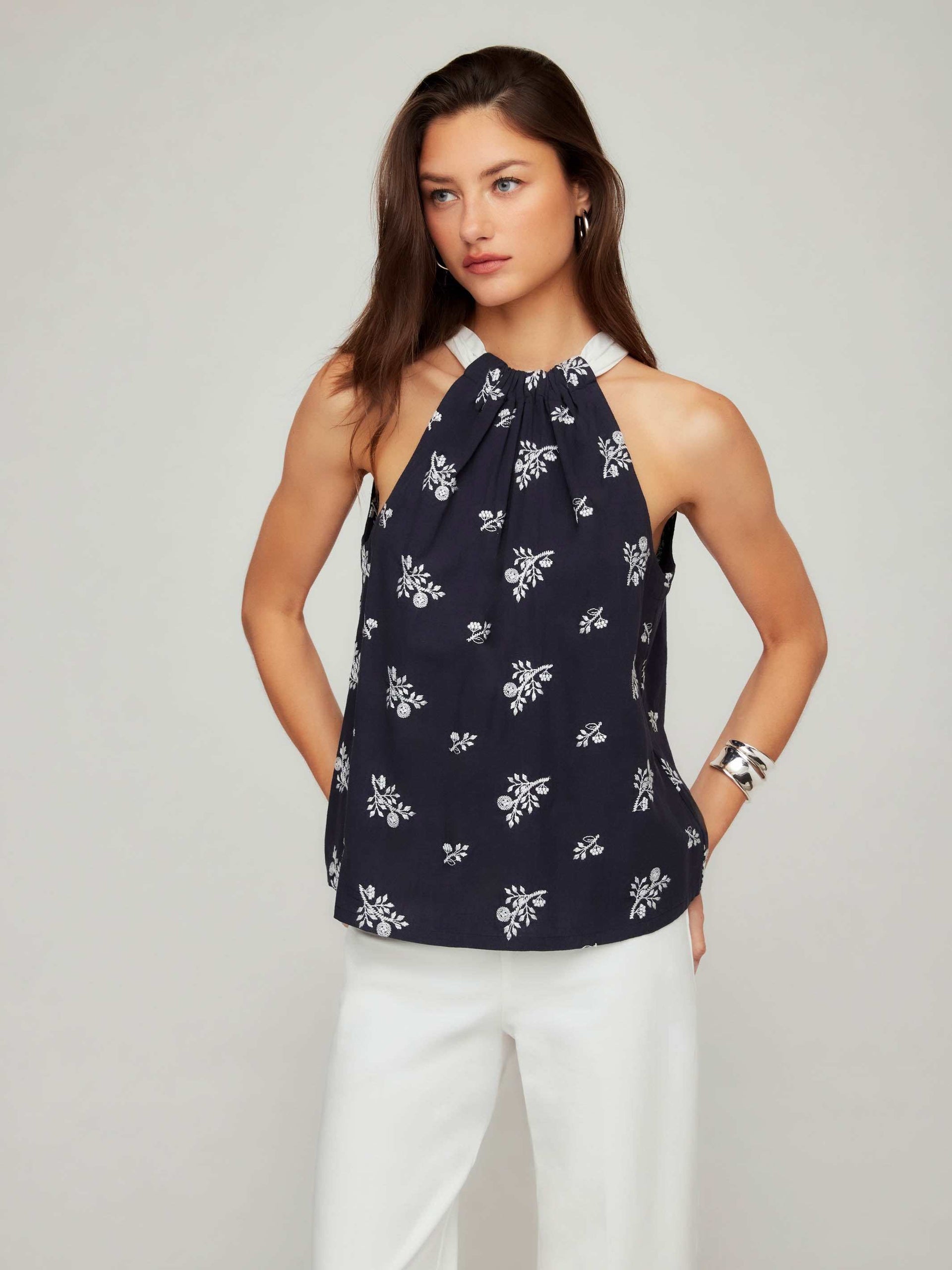 Sicilie Tank- Navy