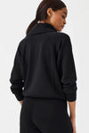 Air Essentials Half Zip Sweatshirt- Very Black