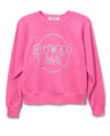 Fleetwood Mac Logo Sweatshirt- Pink Rouge
