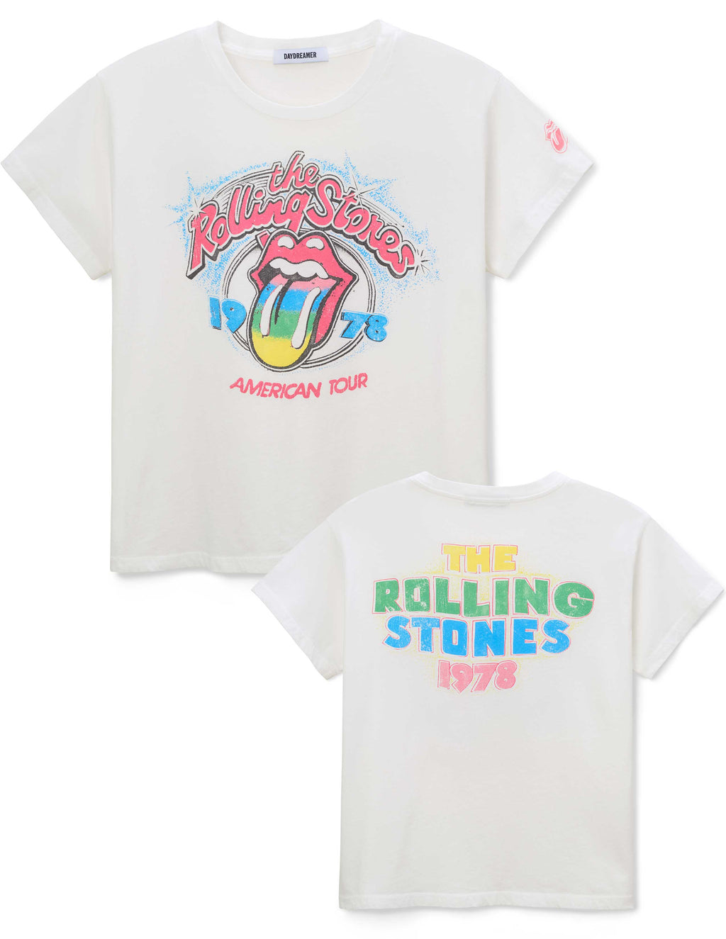 Rolling Stones 1978 Solo Tee- Vintage White
