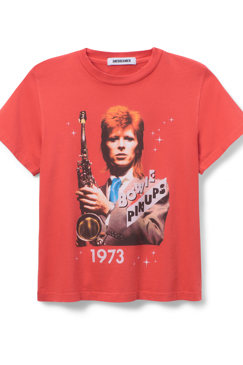 David Bowie 1973 PinUps Vintage Tee- Radiant Watermelon