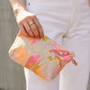 Marbled Canvas Pouch