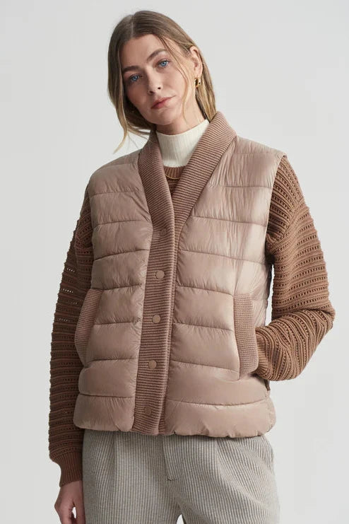 Colwyn Combo Boxy Gilet- Chanterelle