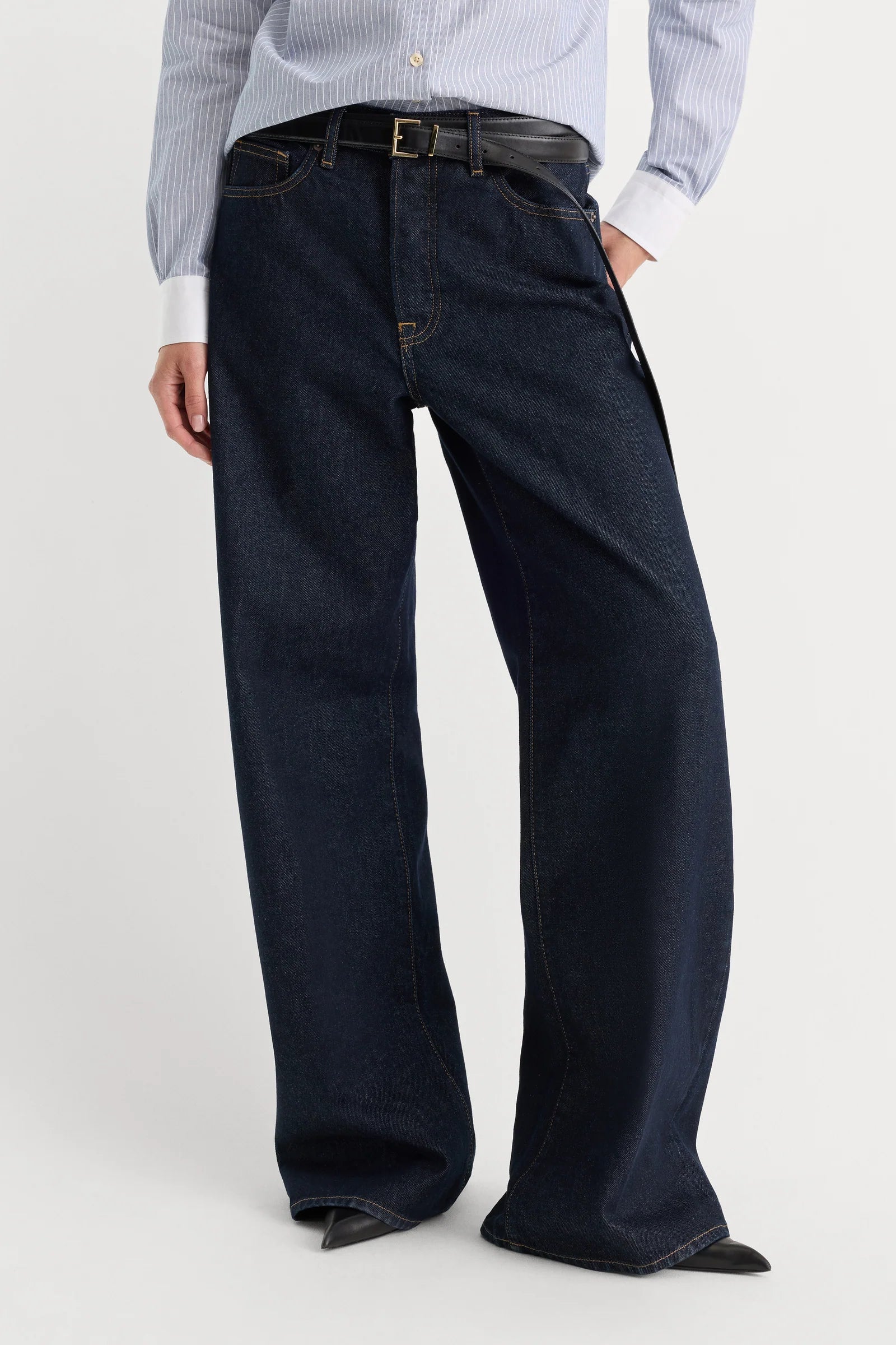 Vintage Low Slung Baggy Jeans- Rinse
