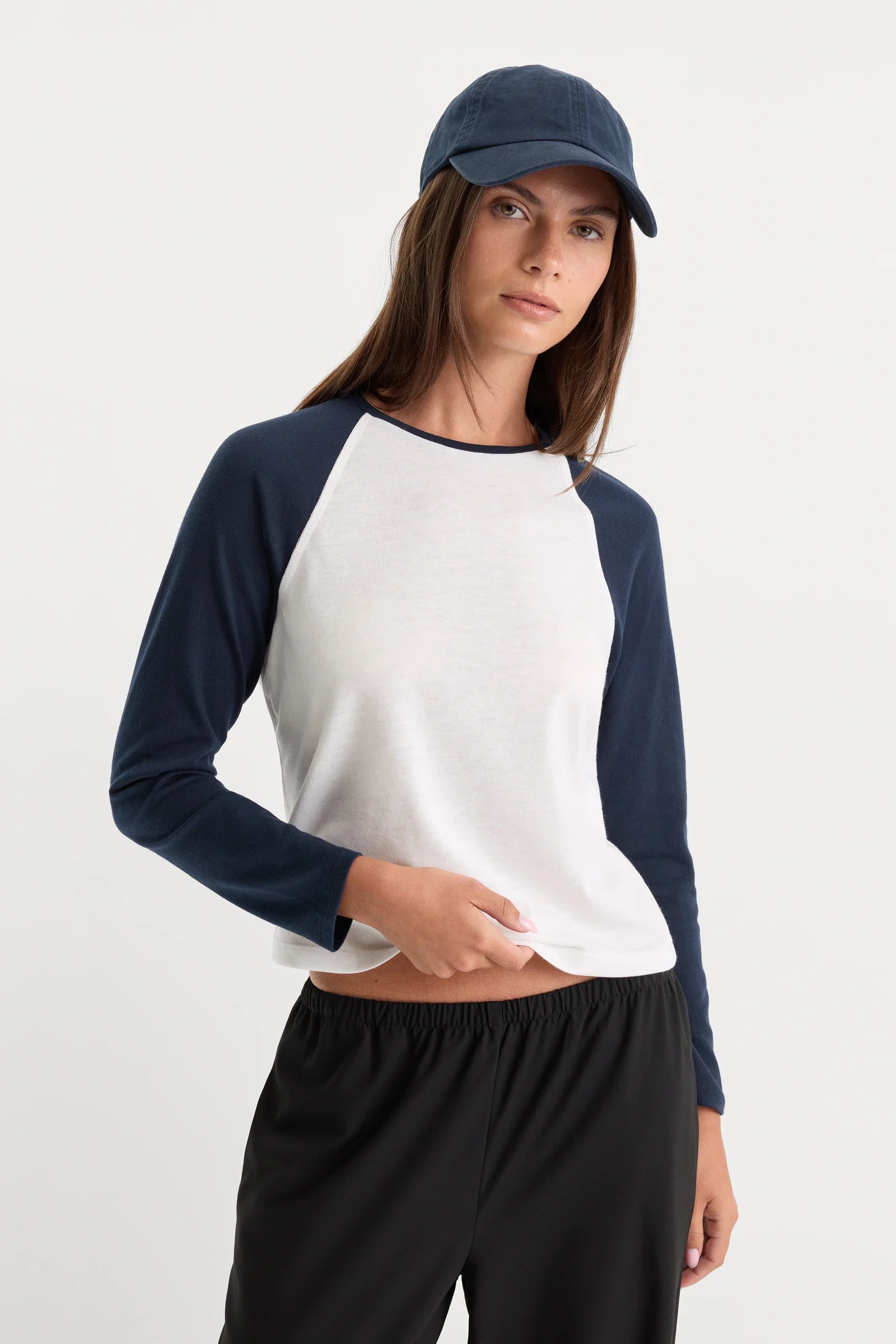 The Long Sleeve Raglan Tee