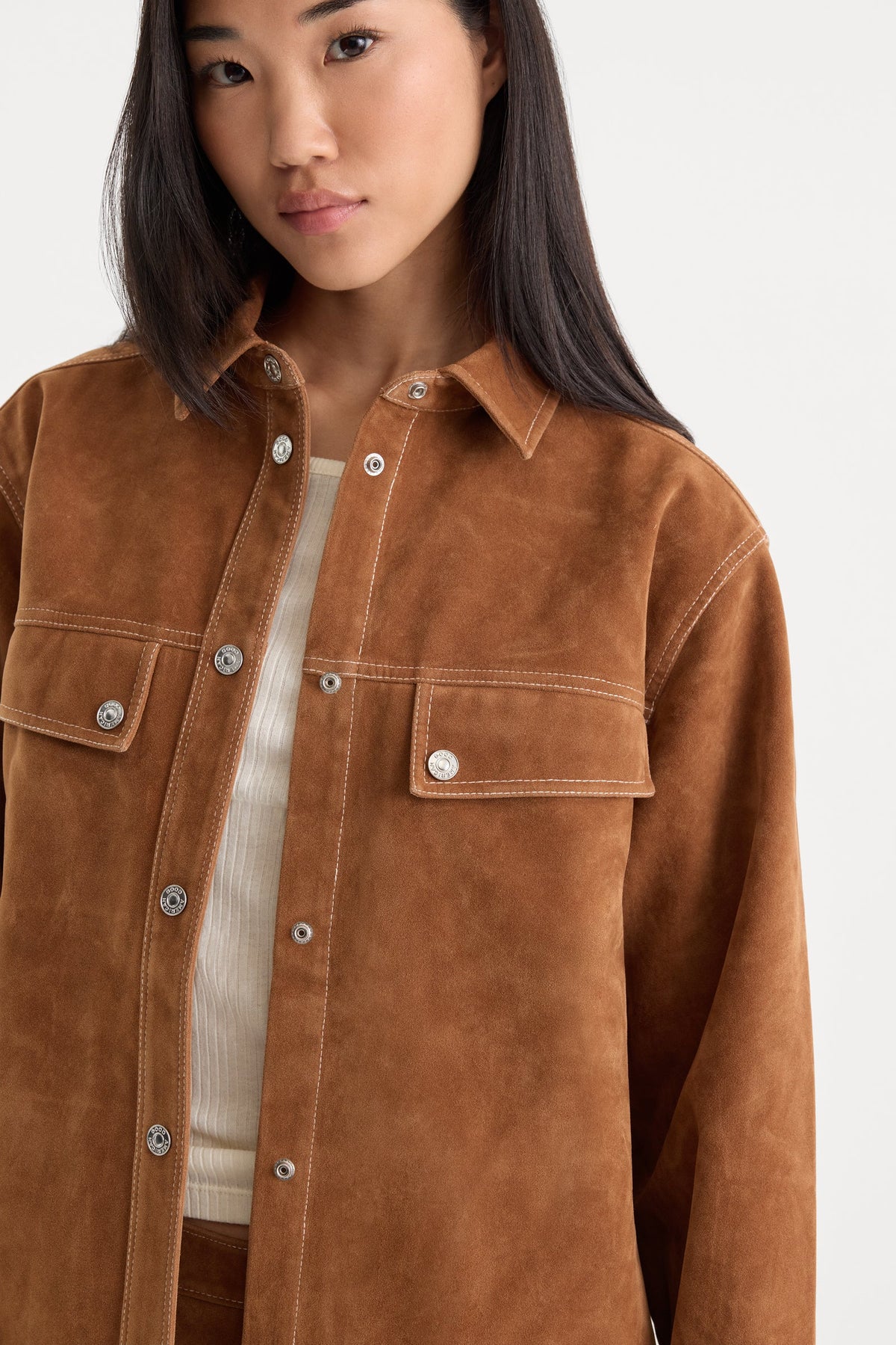 The Better than Suede Overshirt in Cafe Clay