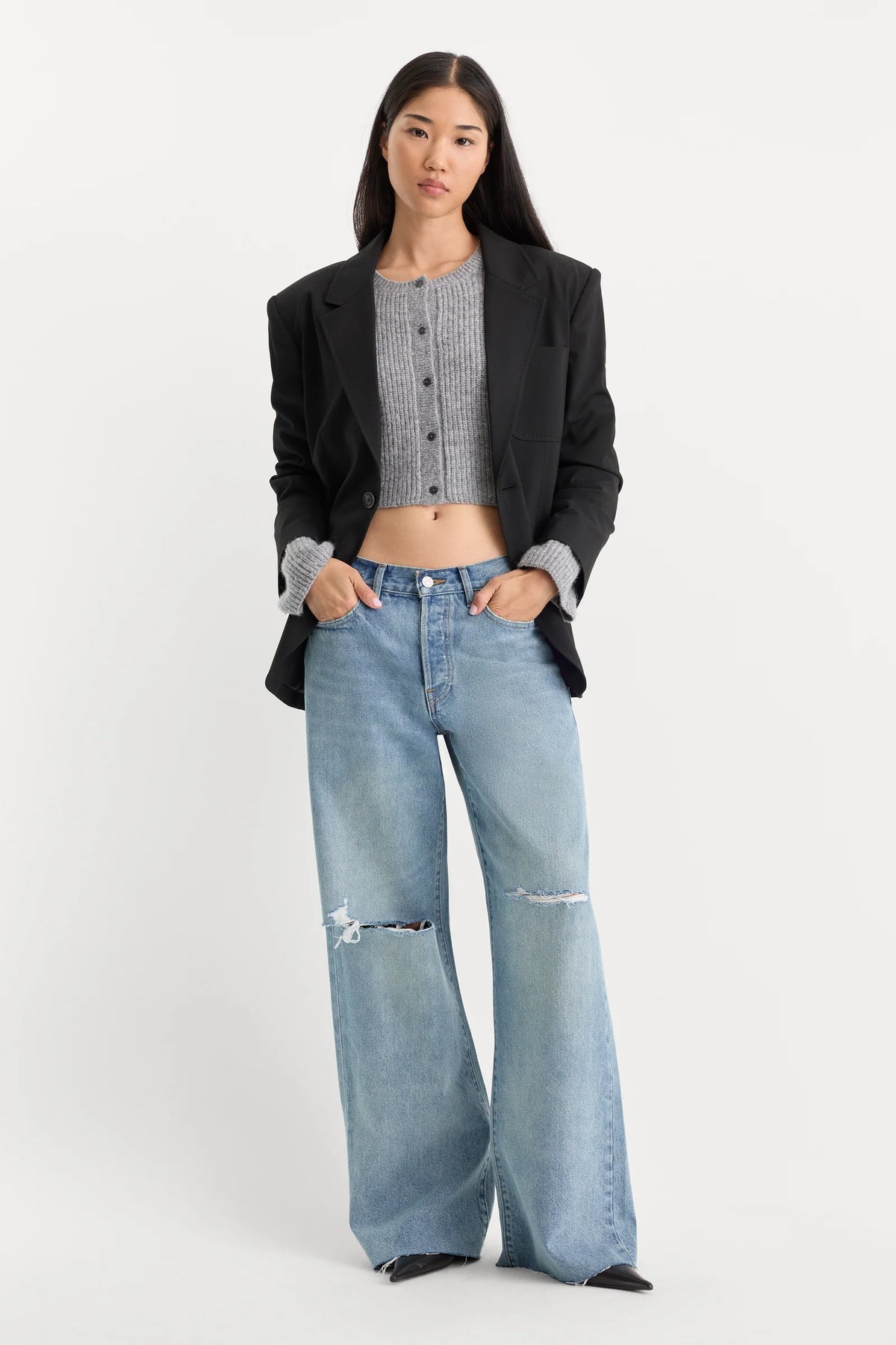 Vintage Low Slung Baggy Jeans in Terra