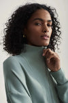 Masie Longline Sweatshirt—Lily Pad