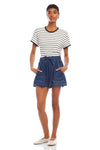 Carreen Patch Pocket Shorts- Indigo