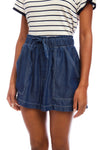 Carreen Patch Pocket Shorts- Indigo