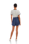 Carreen Patch Pocket Shorts- Indigo