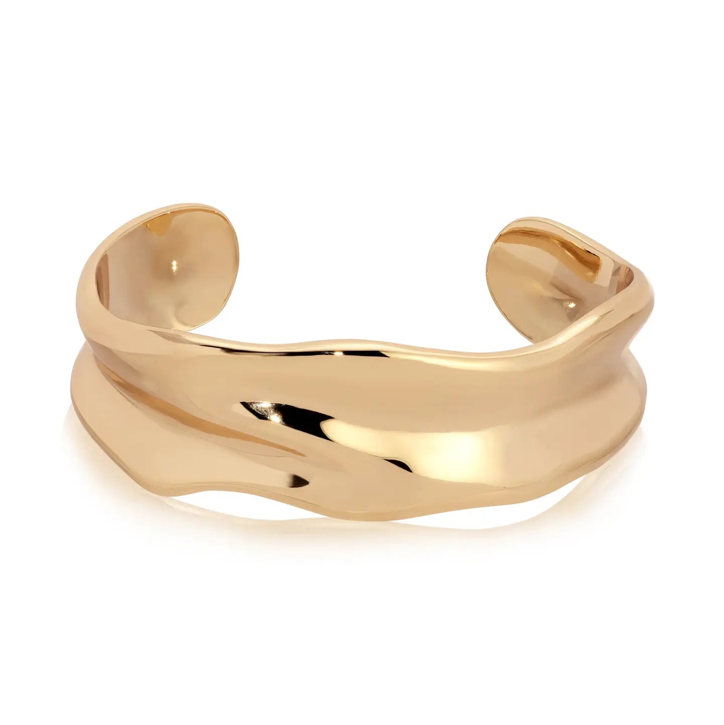 Wavy Days Cuff- Gold Plated