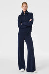 Air Essentials Wide Leg Pant- Navy