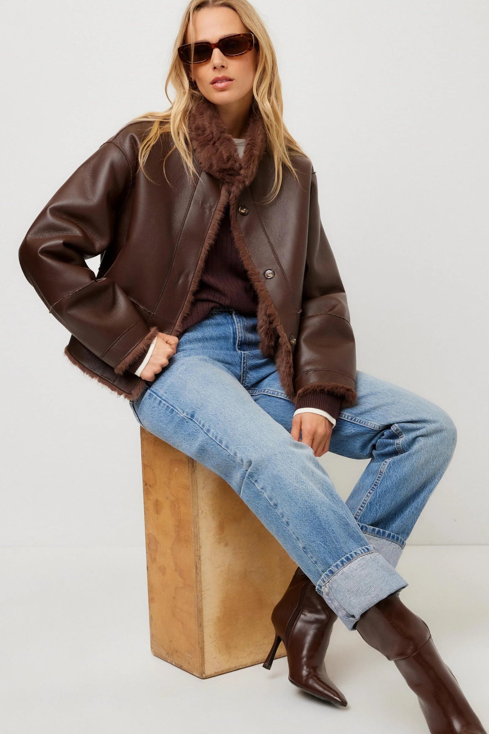 Makenzie Reversible Faux Fur Coat