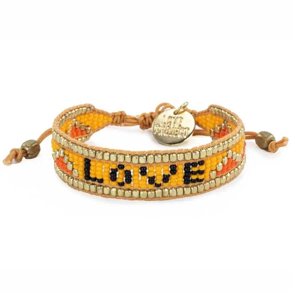 Taj Love Bracelet- Saffron