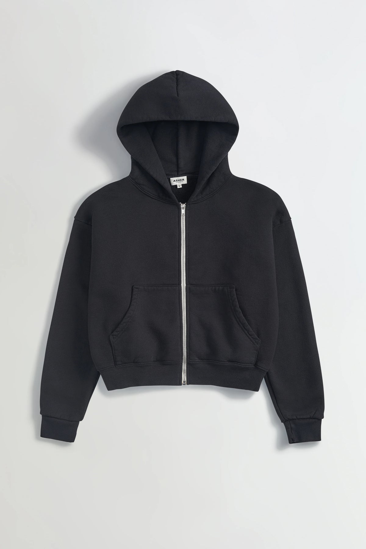 Sebi Zip-Up Hoodie in Black