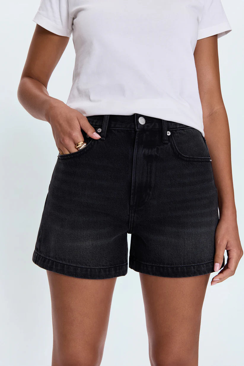 Saige High Rise A-Line Short- Glamour