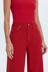 Jadyn Wide Leg Colored Denim- Samba