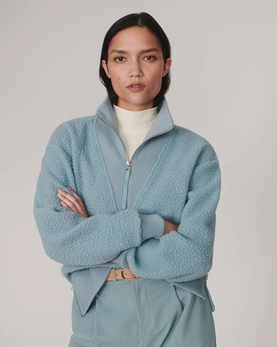 Jaylin Half-Zip Fleece in Tourmaline