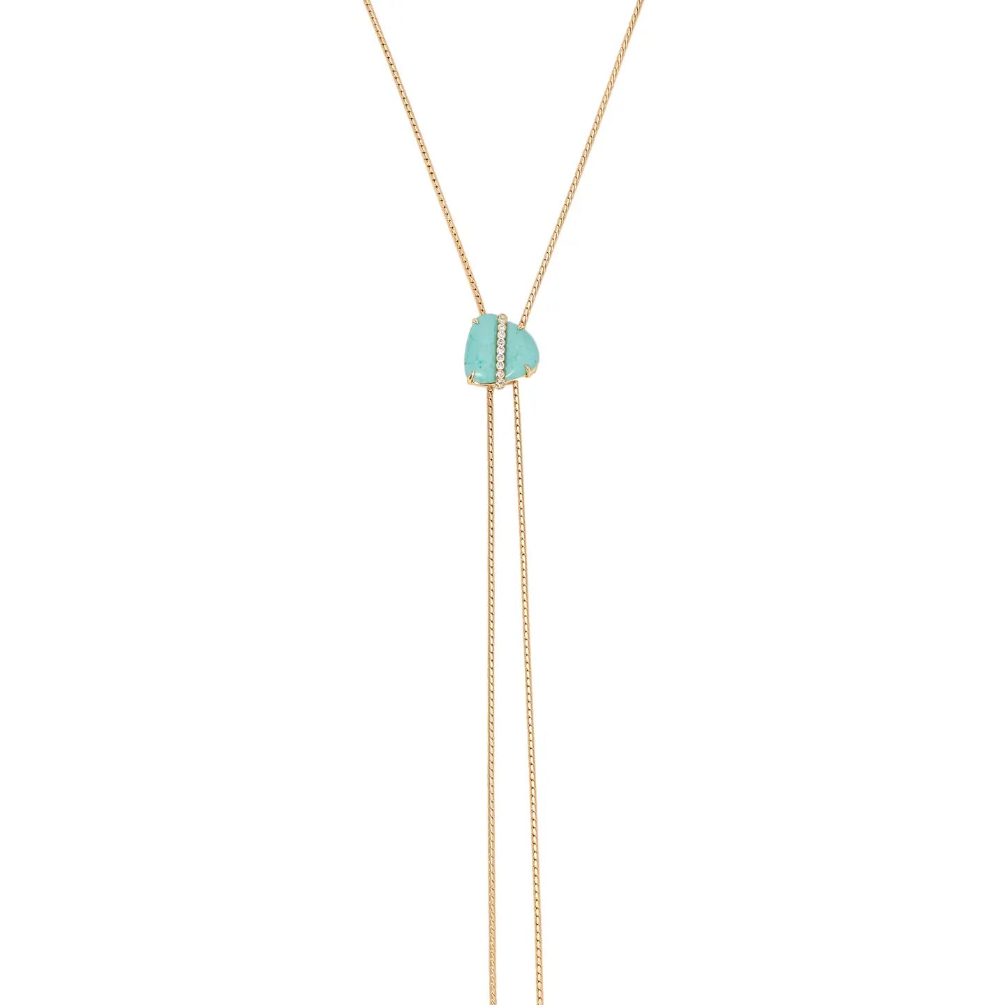 Turquoise Solstice Bolo Necklace