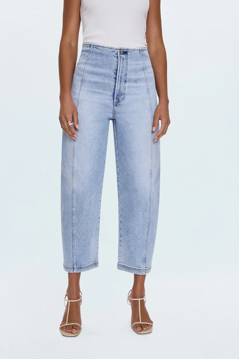 Blair Barrel Leg Jeans- Pristine