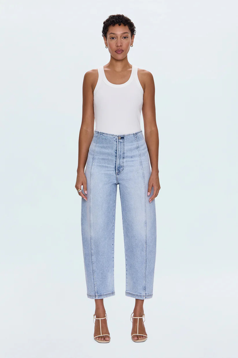 Blair Barrel Leg Jeans- Pristine