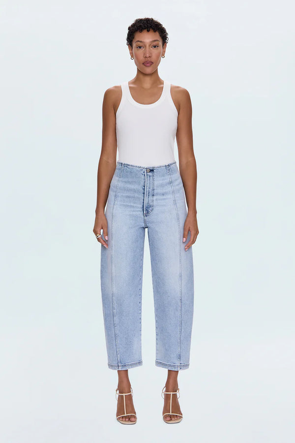 Blair Barrel Leg Jeans- Pristine