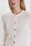 Taye Shrunken Cardigan- Barely Pink