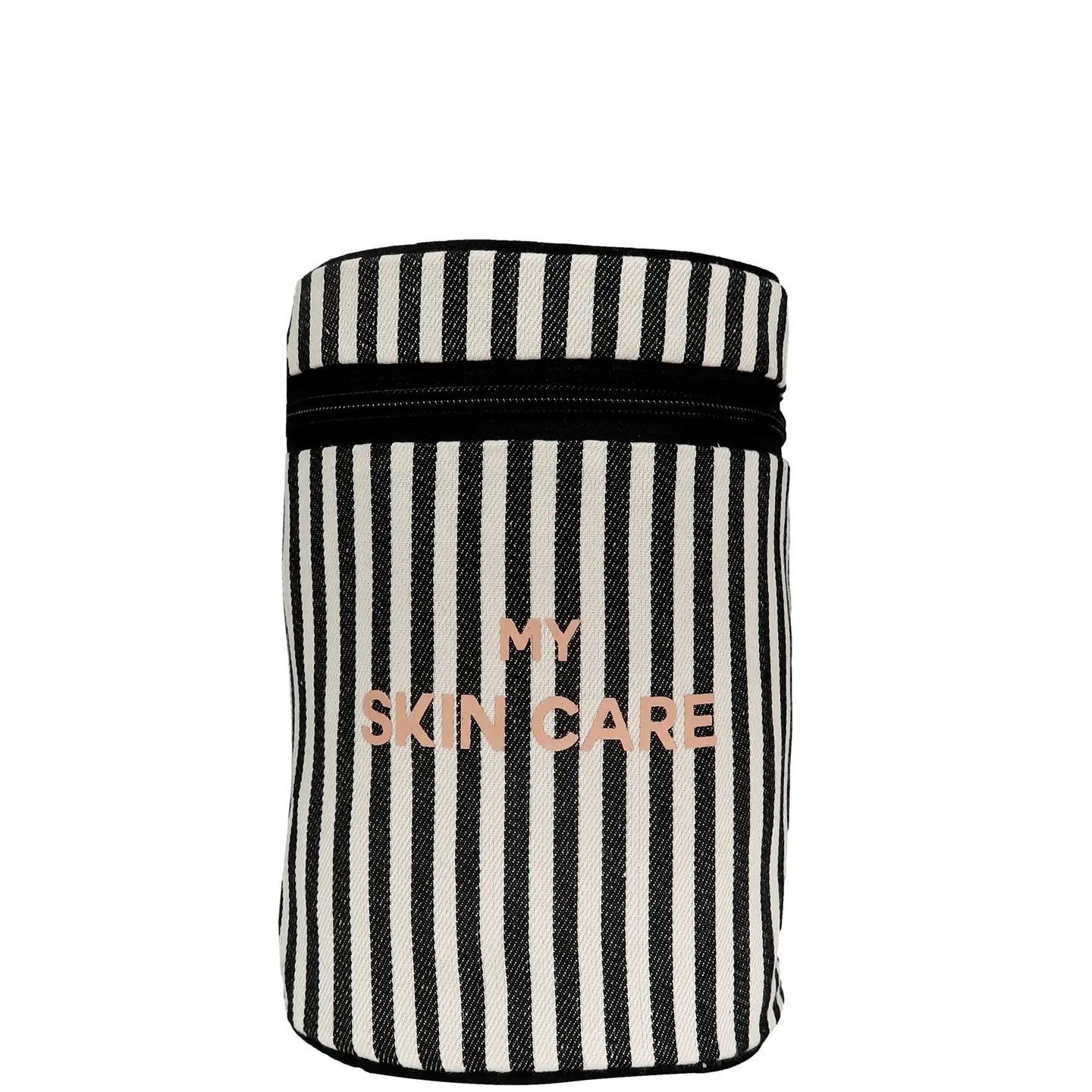 Round "My Skincare" Case- Striped