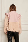 Lotus Fleece Jacket- Blush Pink