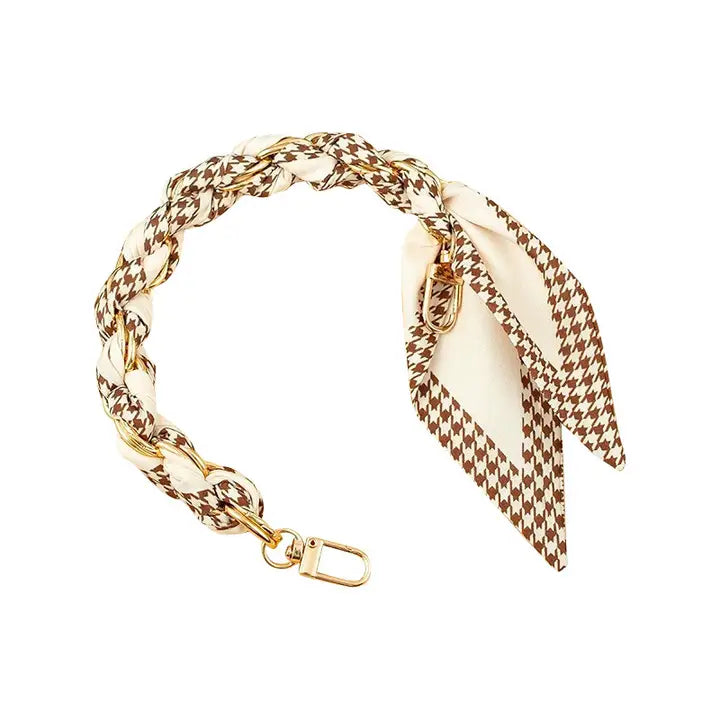 Gold Phone Chain with Scarf