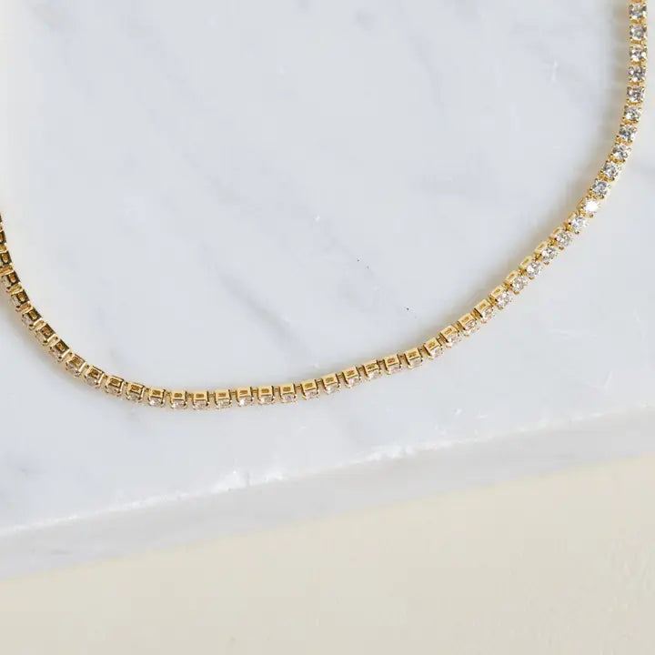 Gold Tennis Bracelet