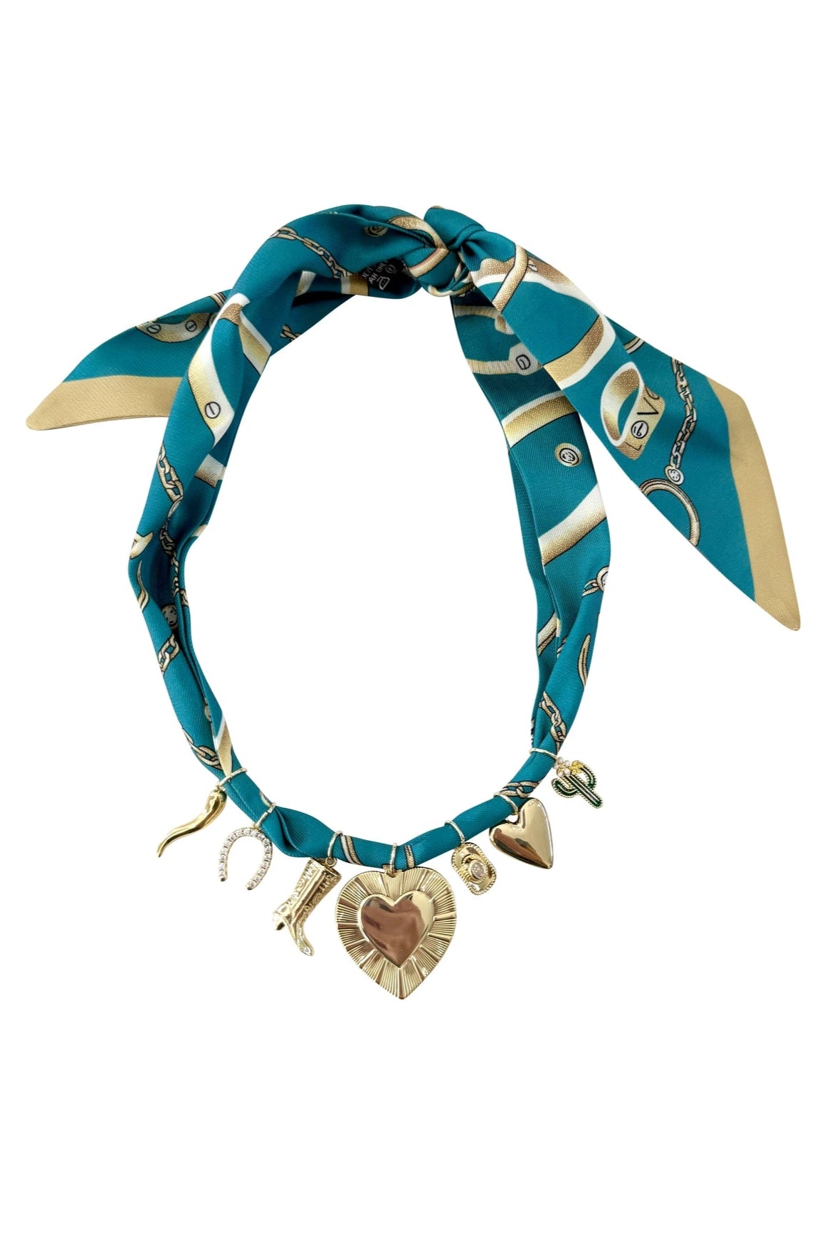 The Grayson Scarf Charm Necklace