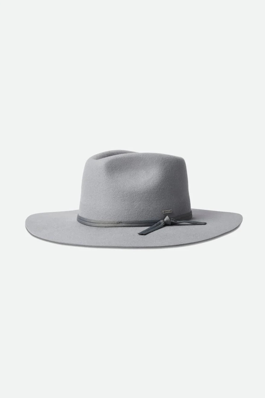 Cohen Cowboy Wool Felt Hat- Grey