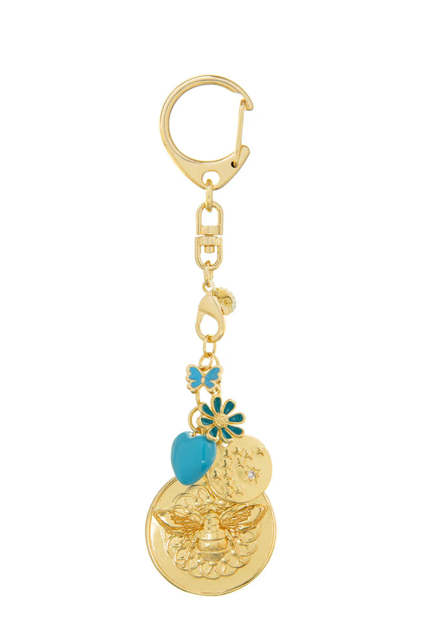 Bee Disk Handbag Charm