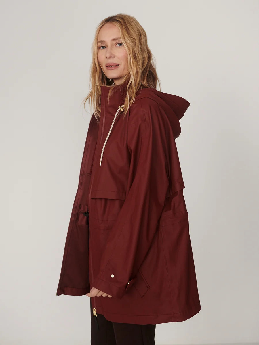 Alyssa Rain Jacket in Andorra Brown