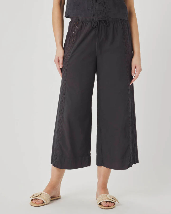 Kenzie Geo Eyelet Pant- Lead