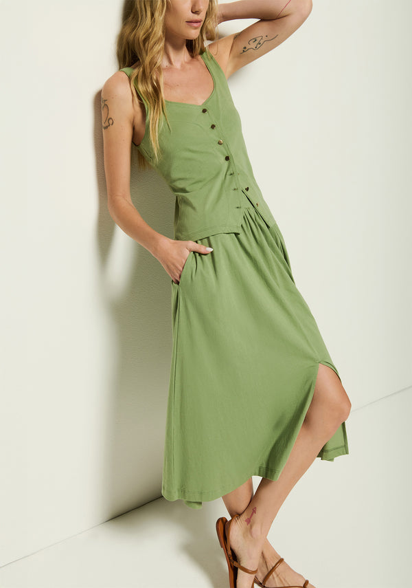 Vida Skirt—Loden