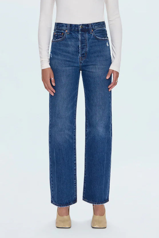 Cassie Super High Rise Straight Jean- Cameo Vintage