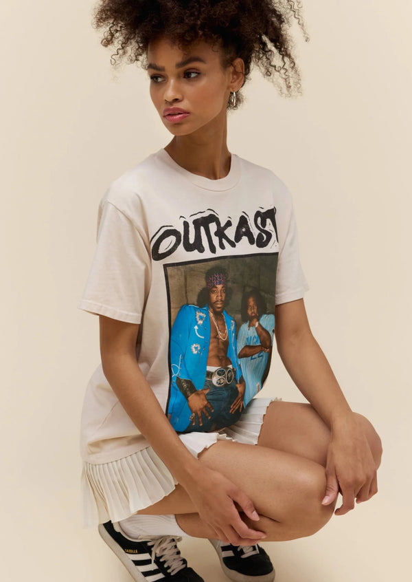 Outkast Photo Weekend Tee- Dirty White