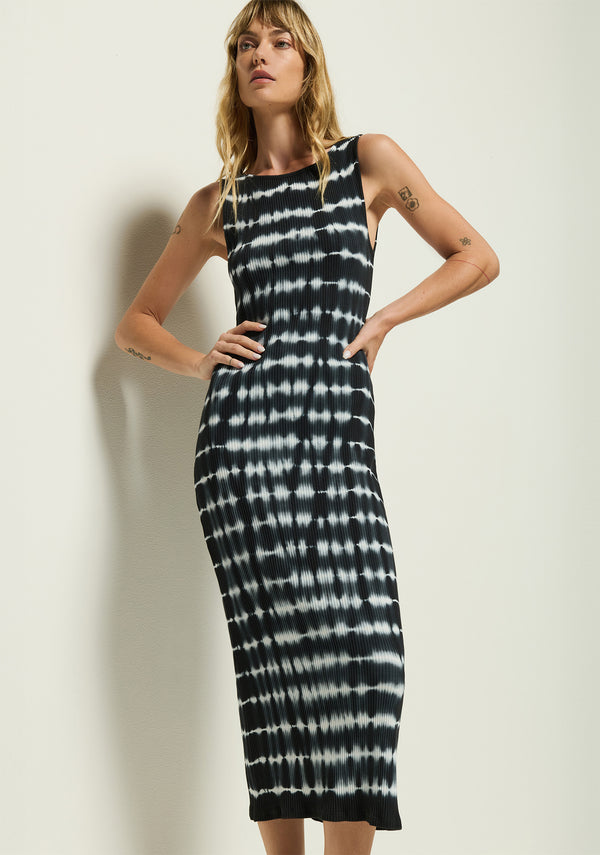 Christy Tie Dye Dress—Tie Dye Stripe