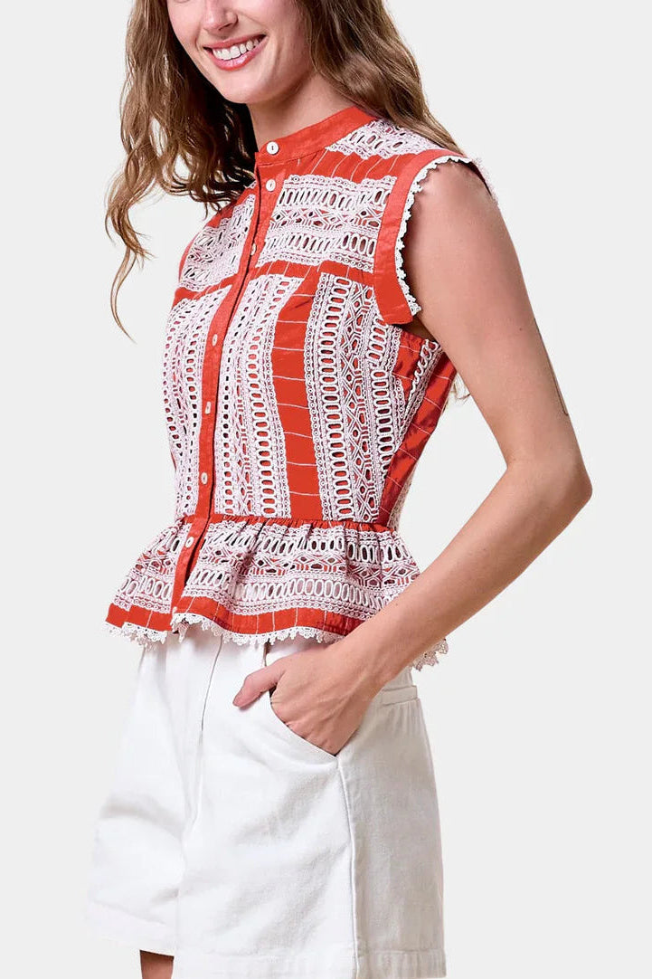 Sienna Top- Paprika