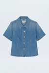 Cyndi Denim Button-Down—Palo Alto