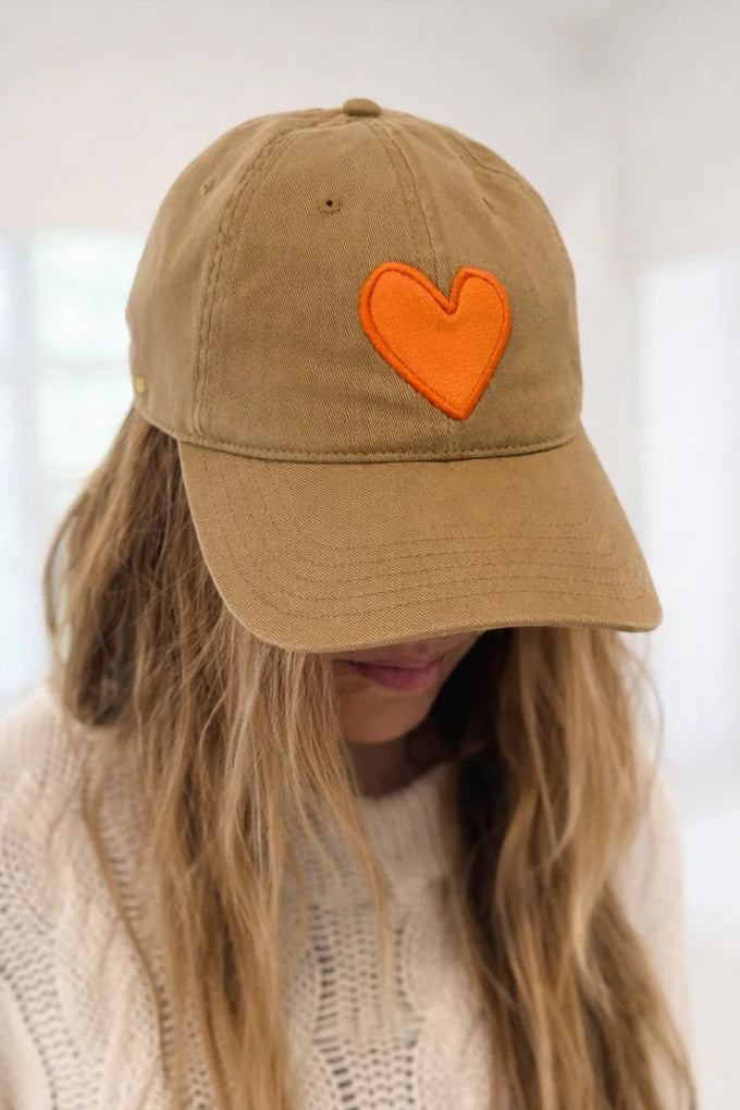 KR Imperfect Hat- Camel-Orange
