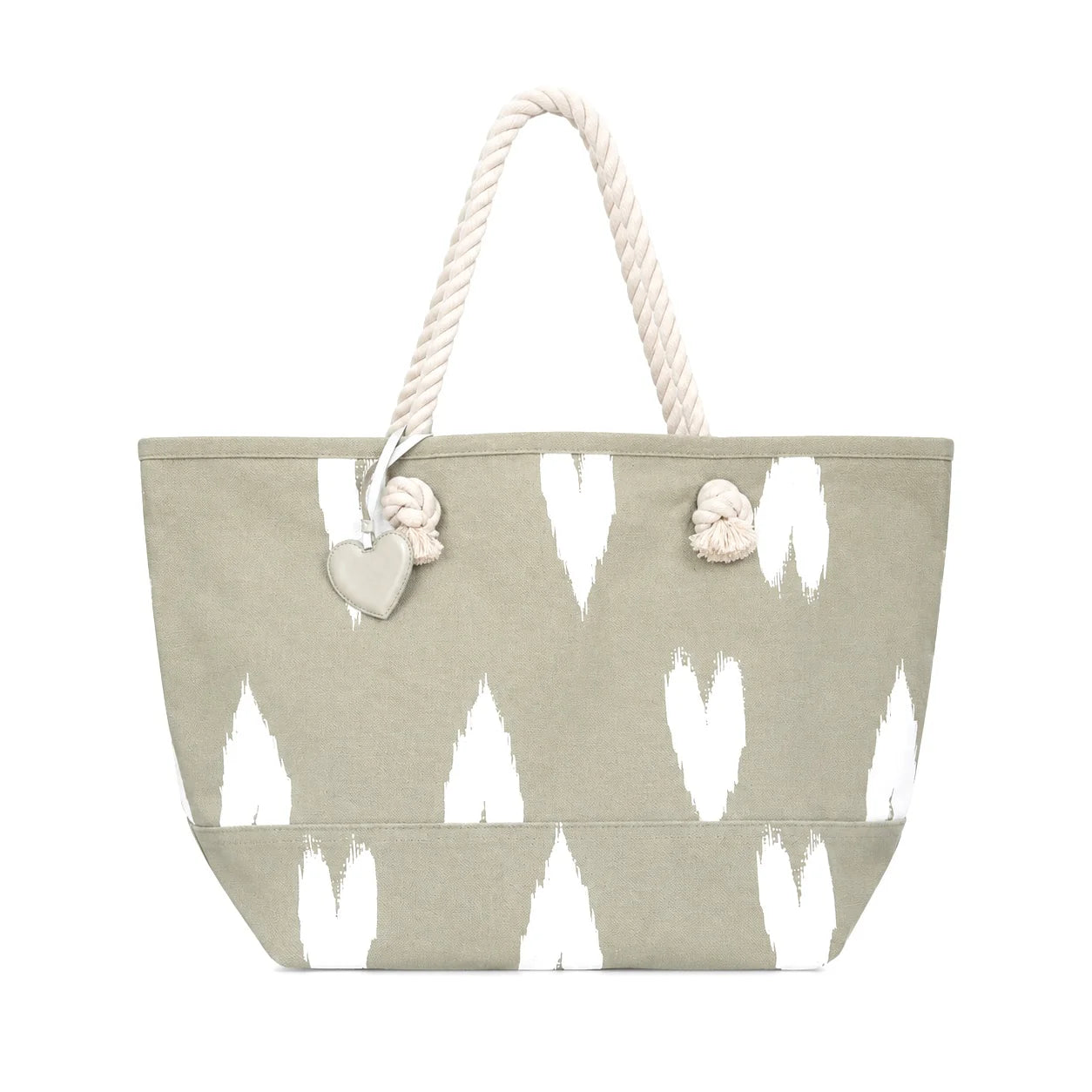 Rope Heart Tote- Canyon/White