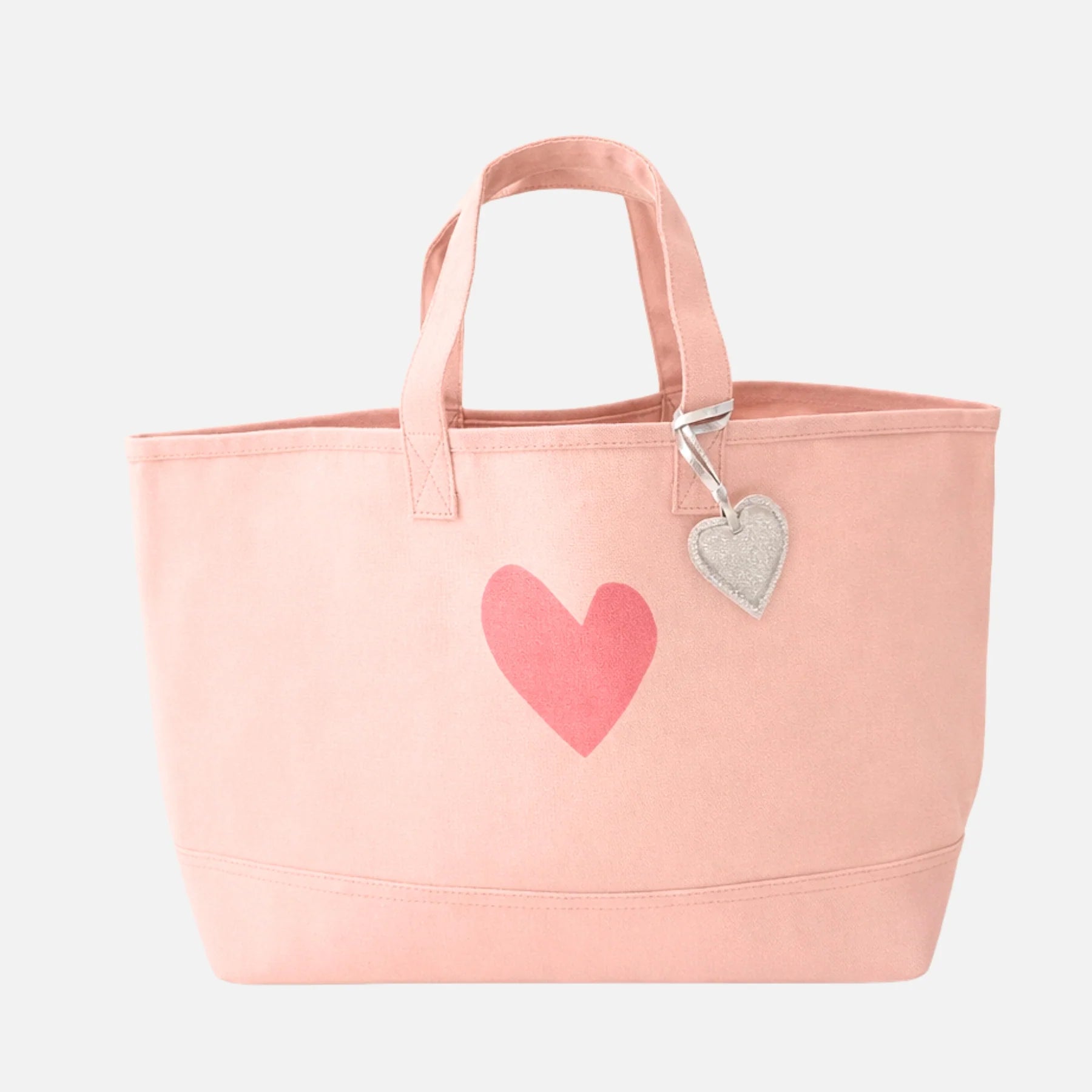 The Imperfect Heart Tote- Sugar Pink